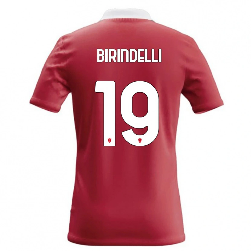 Danxen Heren Samuele Birindelli #19 Rood Wit Thuisshirt Thuistenue 2026/27 T-Shirt