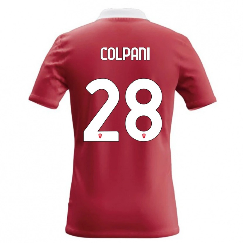 Danxen Heren Andrea Colpani #28 Rood Wit Thuisshirt Thuistenue 2026/27 T-Shirt