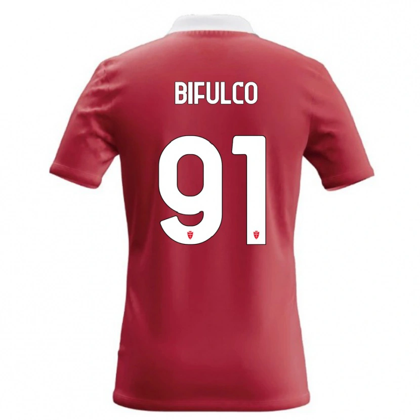 Danxen Heren Davide Bifulco #91 Rood Wit Thuisshirt Thuistenue 2026/27 T-Shirt
