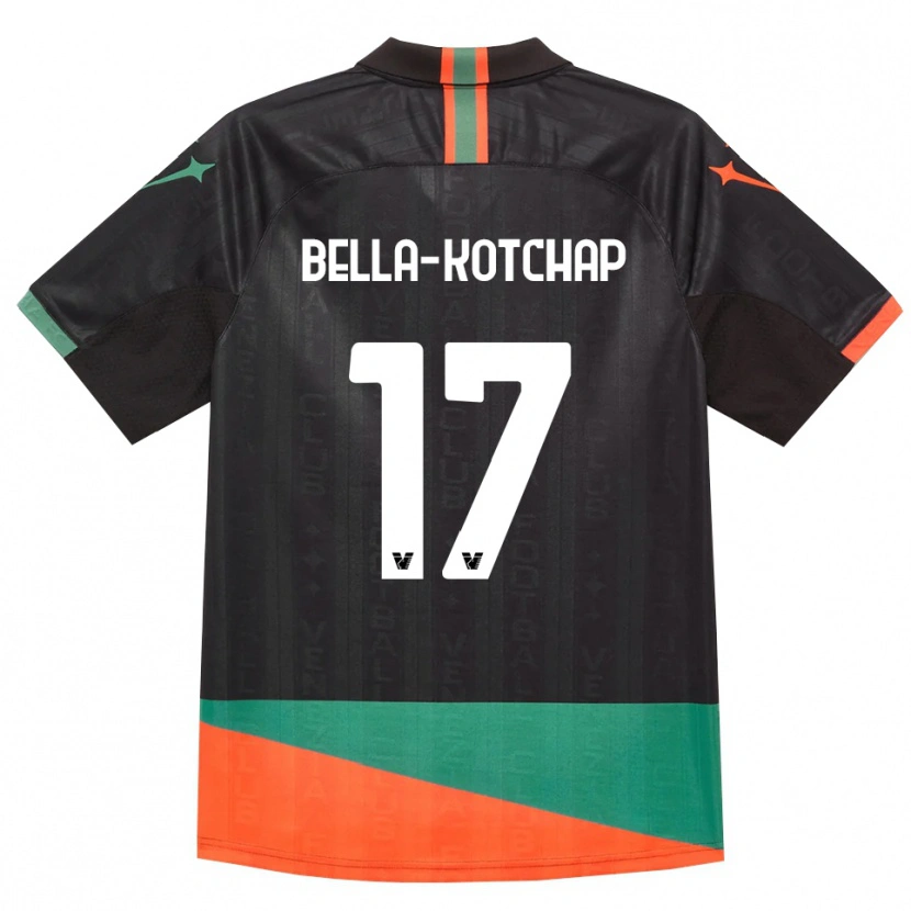 Danxen Heren Armel Bella-Kotchap #17 Zwart Oranje Groen Thuisshirt Thuistenue 2026/27 T-Shirt