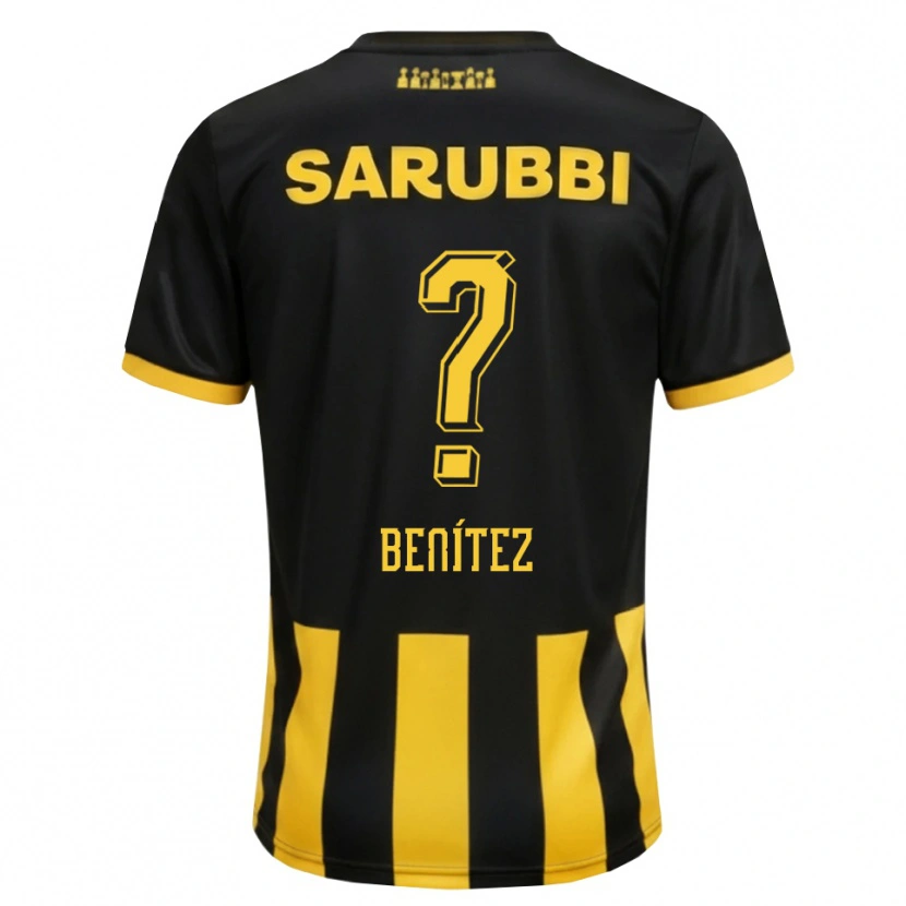 Danxen Heren Santiago Benítez #0 Zwart Geel Thuisshirt Thuistenue 2026/27 T-Shirt