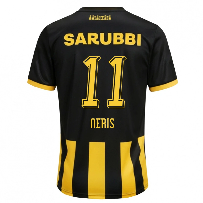 Danxen Heren José Neris #11 Zwart Geel Thuisshirt Thuistenue 2026/27 T-Shirt