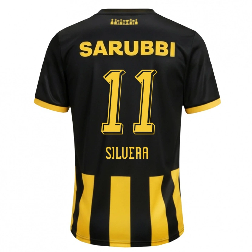 Danxen Heren Maximiliano Silvera #11 Zwart Geel Thuisshirt Thuistenue 2026/27 T-Shirt