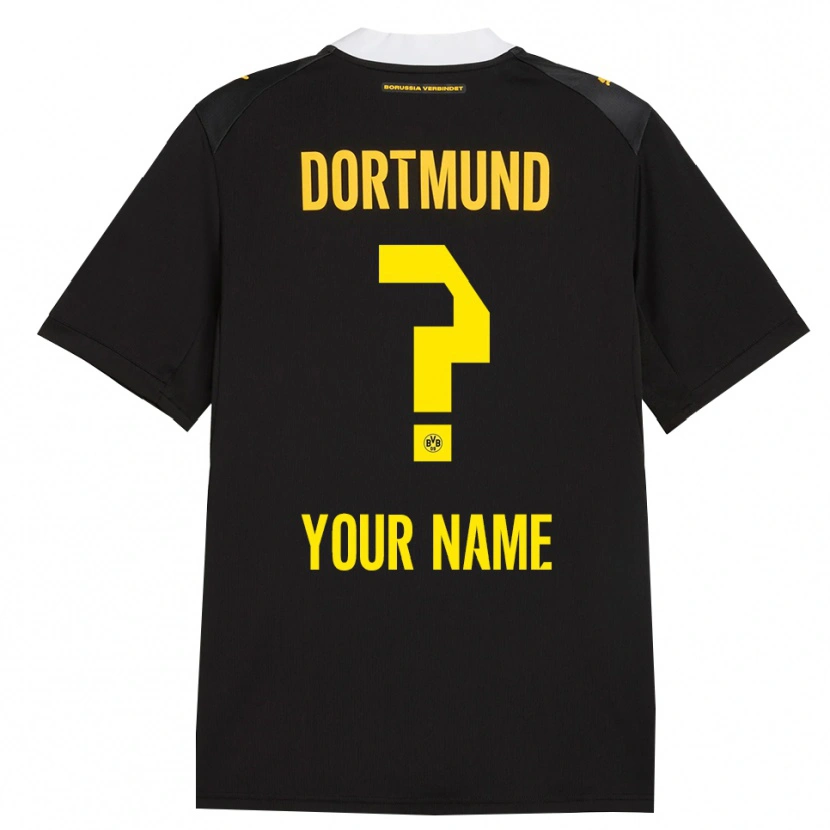 Danxen Heren Uw Naam #0 Zwart Rood Geel Uitshirt Uittenue 2026/27 T-Shirt