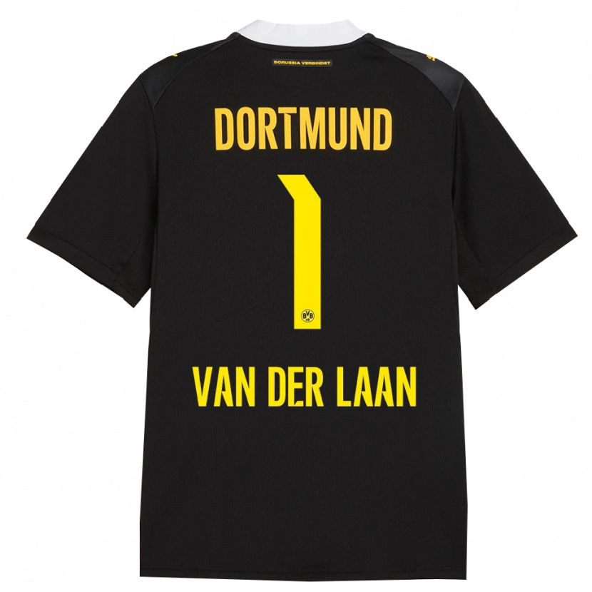 Danxen Heren Laura Van Der Laan #1 Zwart Rood Geel Uitshirt Uittenue 2026/27 T-Shirt