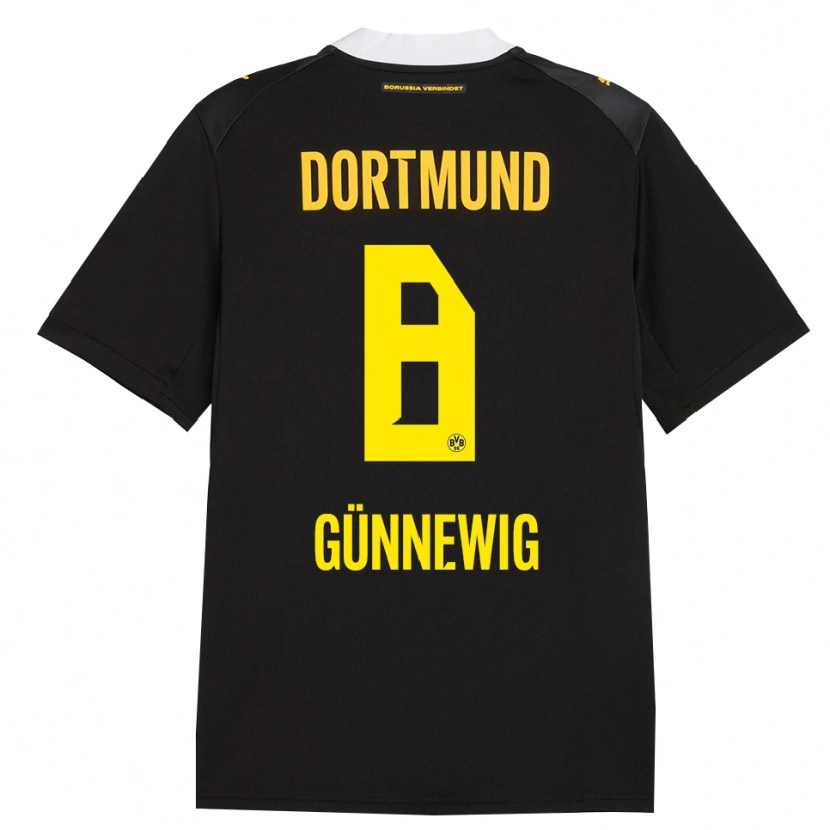 Danxen Heren Noreen Günnewig #8 Zwart Rood Geel Uitshirt Uittenue 2026/27 T-Shirt