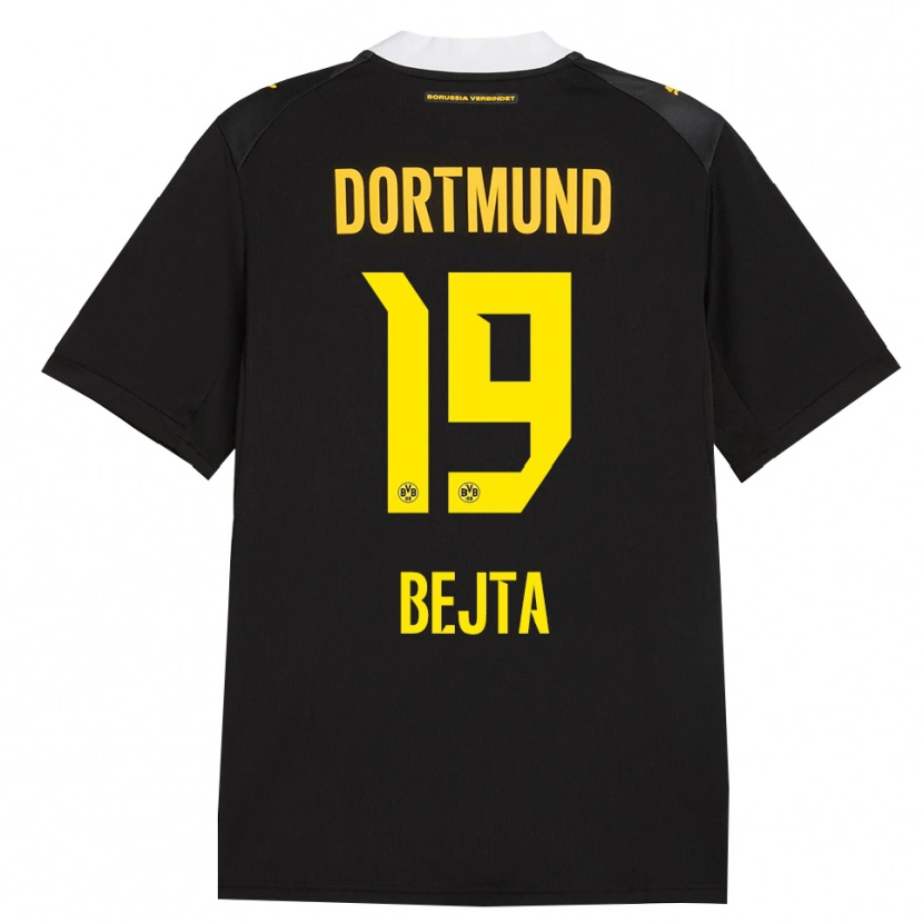 Danxen Heren Adriano Bejta #19 Zwart Rood Geel Uitshirt Uittenue 2026/27 T-Shirt