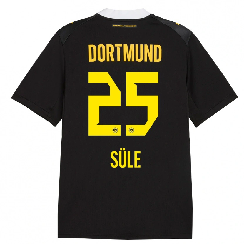 Danxen Heren Niklas Süle #25 Zwart Rood Geel Uitshirt Uittenue 2026/27 T-Shirt