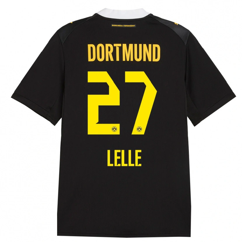 Danxen Heren David Lelle #27 Zwart Rood Geel Uitshirt Uittenue 2026/27 T-Shirt