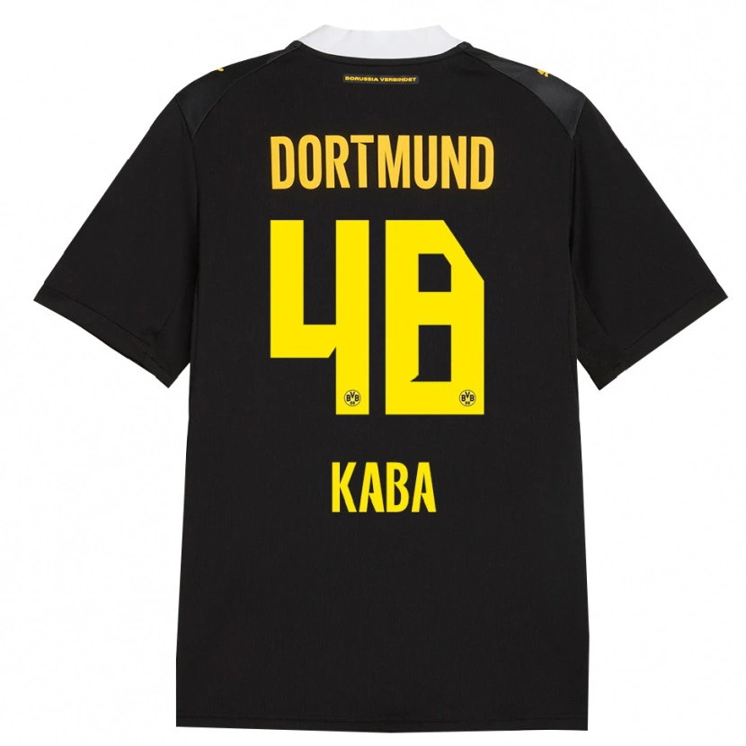 Danxen Heren Mussa Kaba #48 Zwart Rood Geel Uitshirt Uittenue 2026/27 T-Shirt