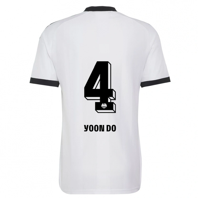 Danxen Heren Yoon-Do Kim #4 Zwart Wit Uitshirt Uittenue 2026/27 T-Shirt