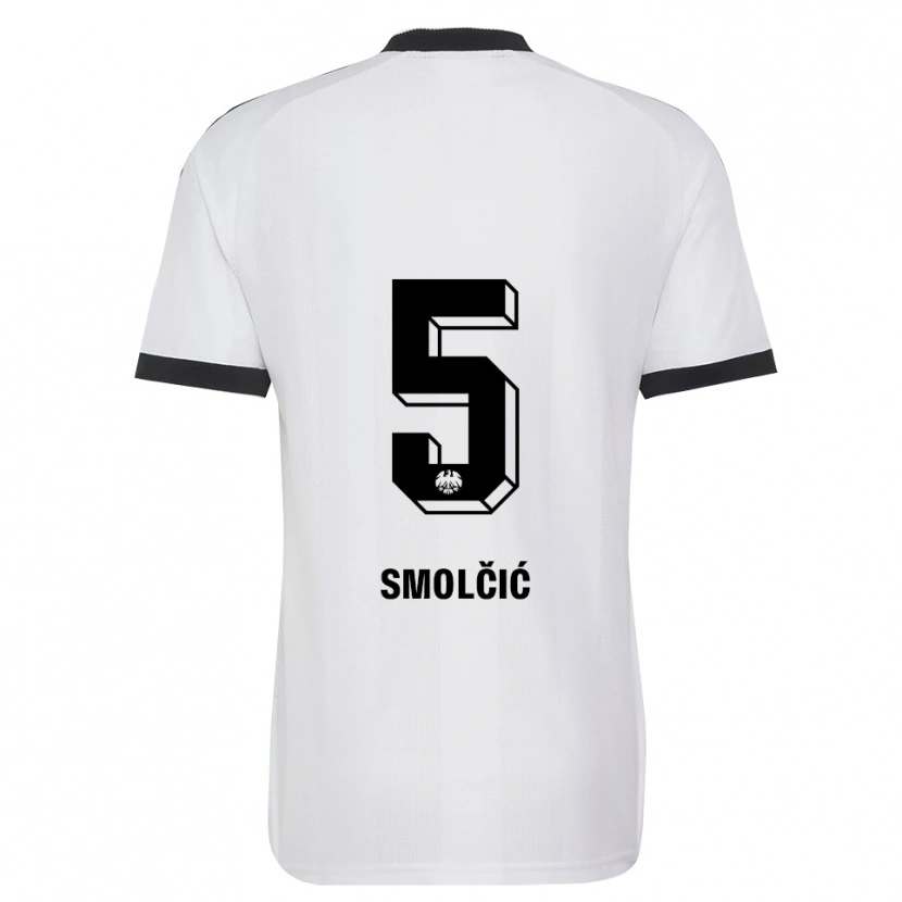 Danxen Heren Hrvoje Smolcic #5 Zwart Wit Uitshirt Uittenue 2026/27 T-Shirt