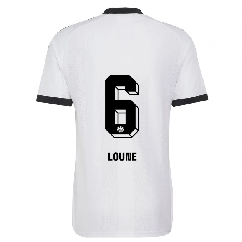 Danxen Heren Adam Loune #6 Zwart Wit Uitshirt Uittenue 2026/27 T-Shirt