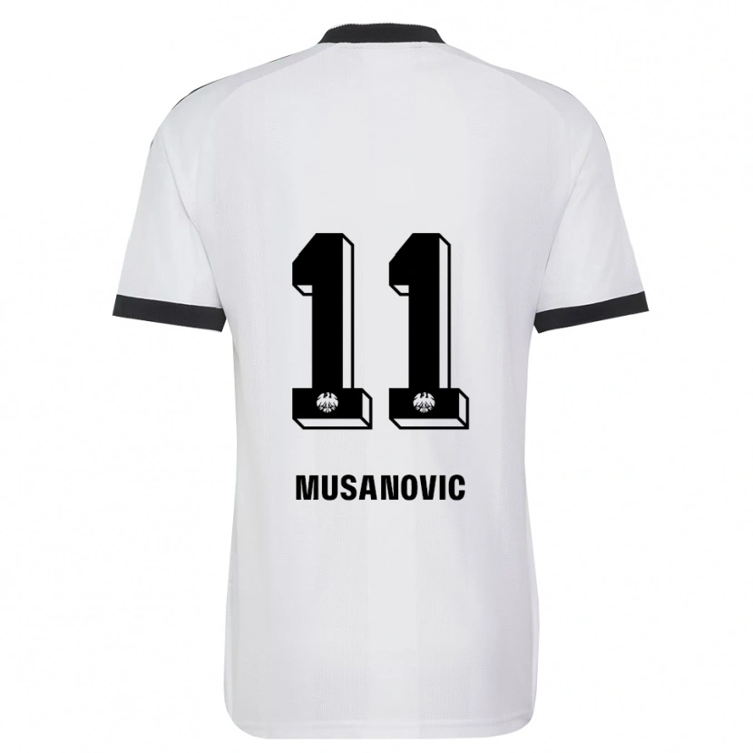 Danxen Heren Haris Musanovic #11 Zwart Wit Uitshirt Uittenue 2026/27 T-Shirt