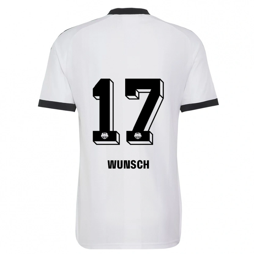 Danxen Heren Paul Wünsch #17 Zwart Wit Uitshirt Uittenue 2026/27 T-Shirt