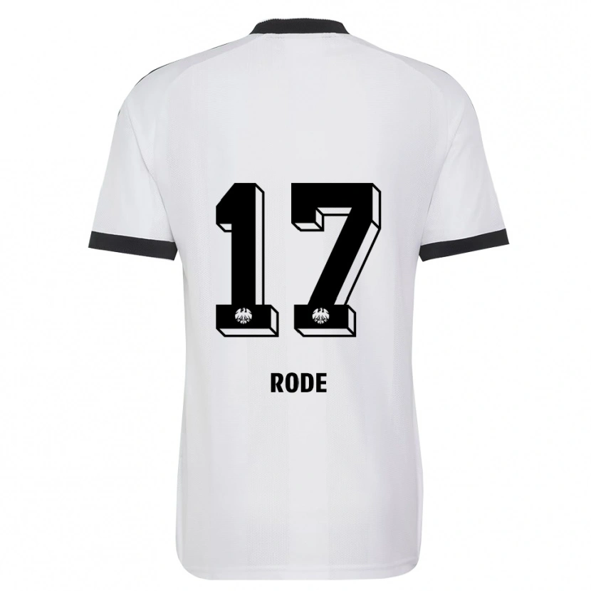 Danxen Heren Sebastian Rode #17 Zwart Wit Uitshirt Uittenue 2026/27 T-Shirt