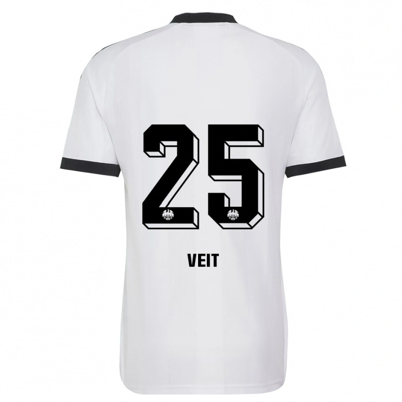 Danxen Heren Jella Veit #25 Zwart Wit Uitshirt Uittenue 2026/27 T-Shirt