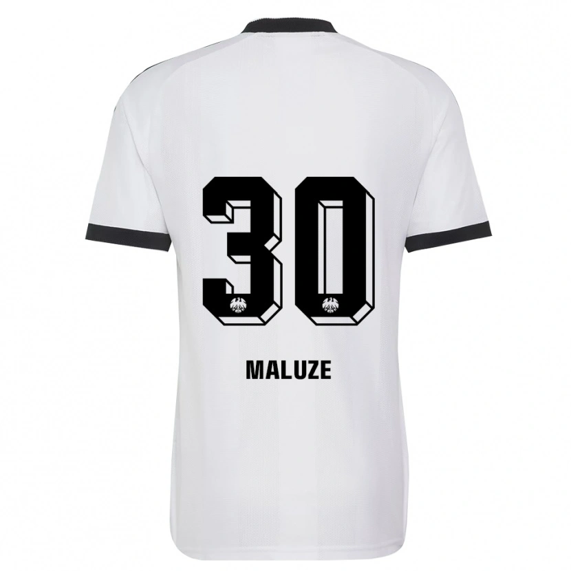 Danxen Heren Jeremiaha Maluze #30 Zwart Wit Uitshirt Uittenue 2026/27 T-Shirt