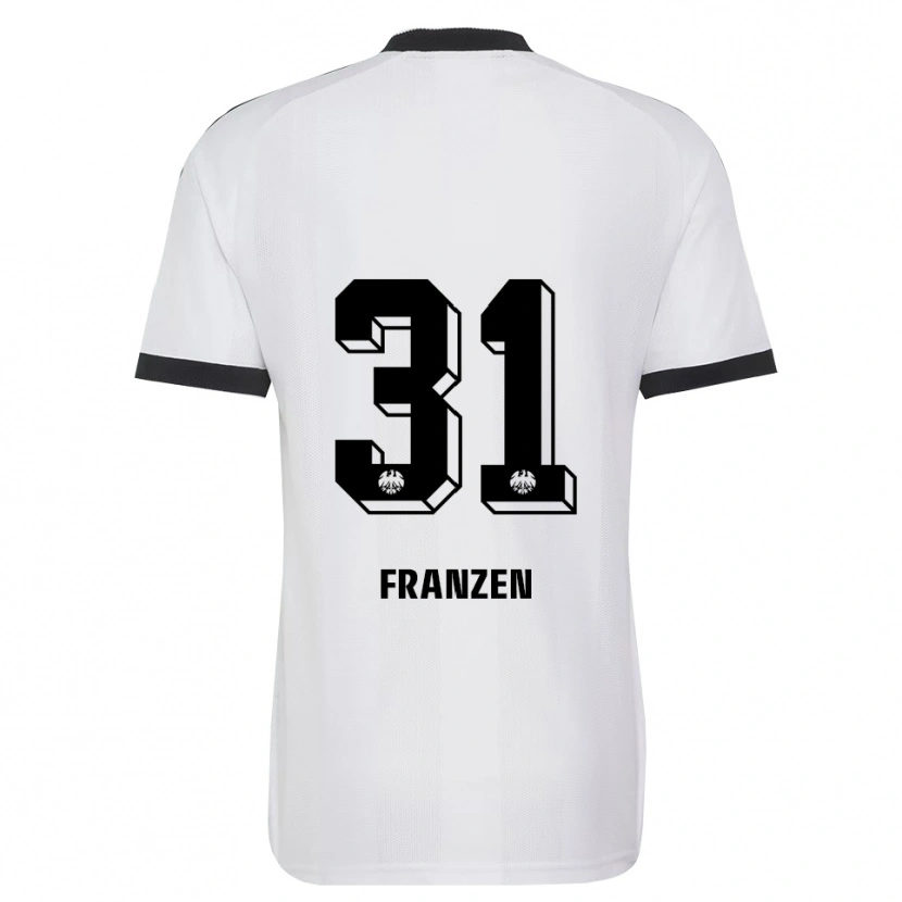 Danxen Heren Marlon Franzen #31 Zwart Wit Uitshirt Uittenue 2026/27 T-Shirt