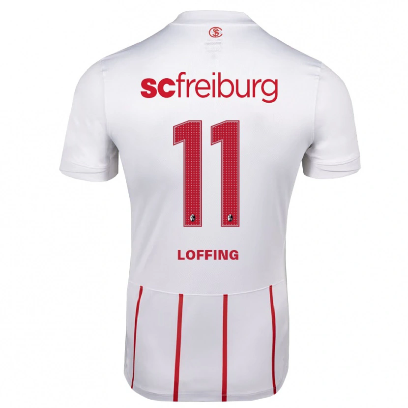 Danxen Heren Lucas Loffing #11 Wit Rood Geel Uitshirt Uittenue 2026/27 T-Shirt
