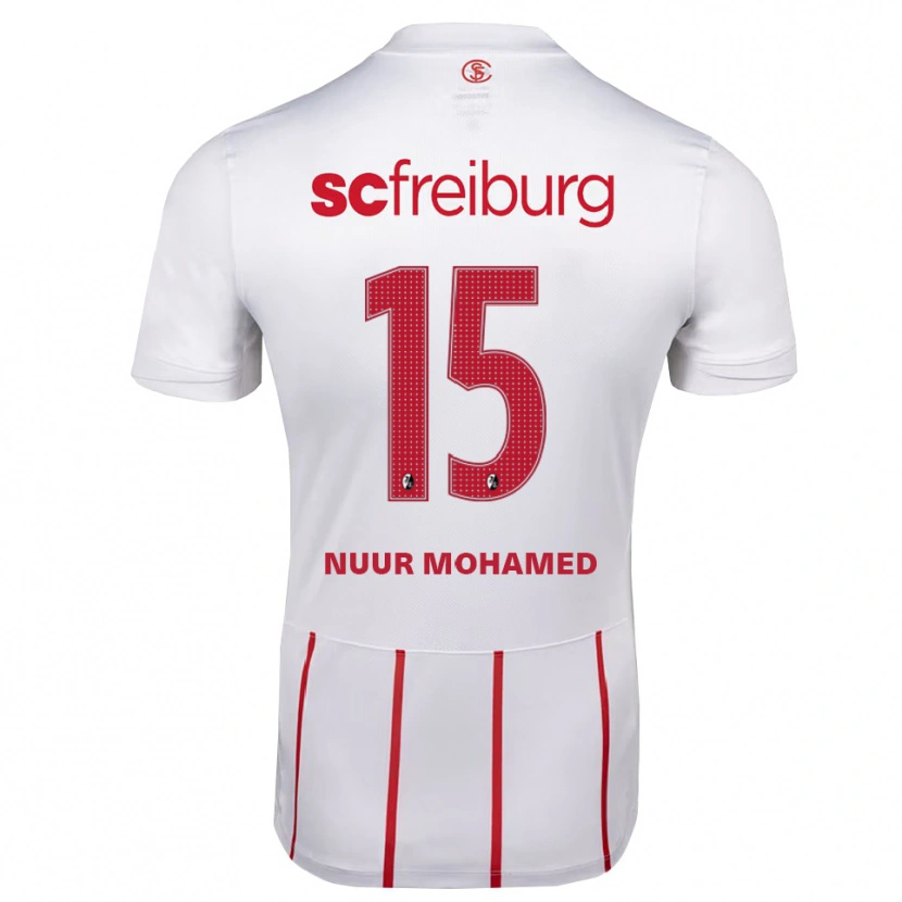 Danxen Heren Billal Mohamed #15 Wit Rood Geel Uitshirt Uittenue 2026/27 T-Shirt