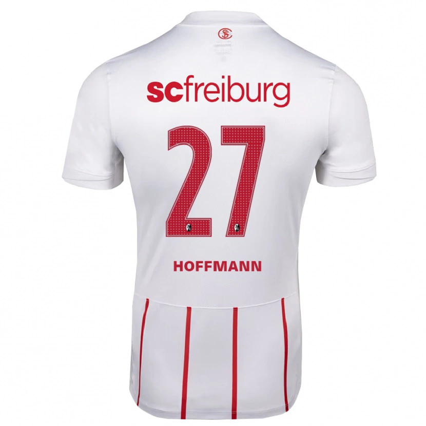 Danxen Heren Giovanna Hoffmann #27 Wit Rood Geel Uitshirt Uittenue 2026/27 T-Shirt