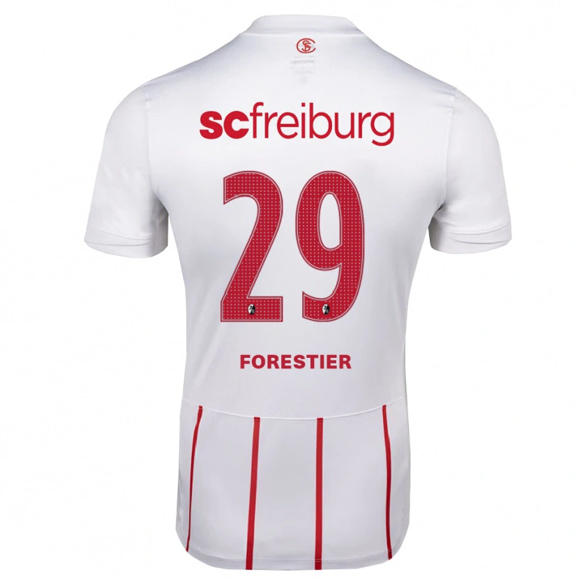Danxen Heren Luis Forestier #29 Wit Rood Geel Uitshirt Uittenue 2026/27 T-Shirt