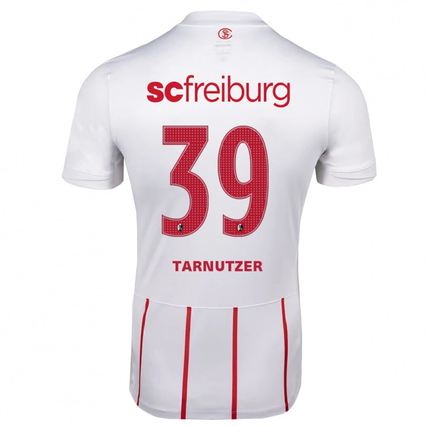 Danxen Heren Rouven Tarnutzer #39 Wit Rood Geel Uitshirt Uittenue 2026/27 T-Shirt
