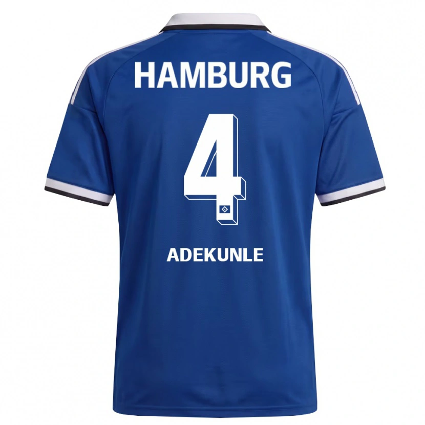 Danxen Heren Noah Adekunle #4 Wit Blauw Uitshirt Uittenue 2026/27 T-Shirt