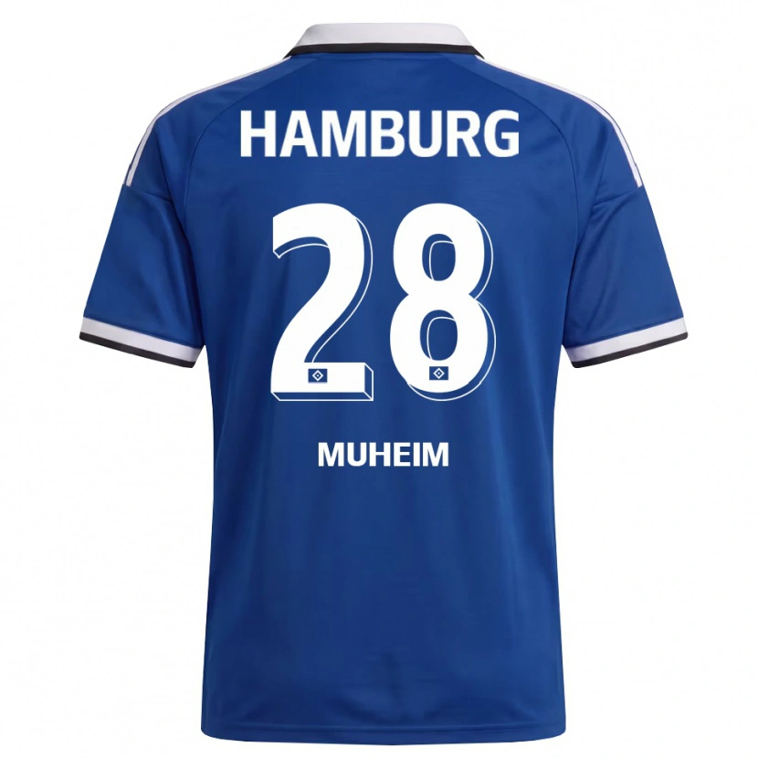 Danxen Heren Miro Muheim #28 Wit Blauw Uitshirt Uittenue 2026/27 T-Shirt