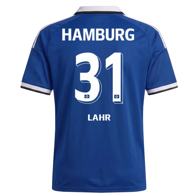 Danxen Heren Jobina Lahr #31 Wit Blauw Uitshirt Uittenue 2026/27 T-Shirt