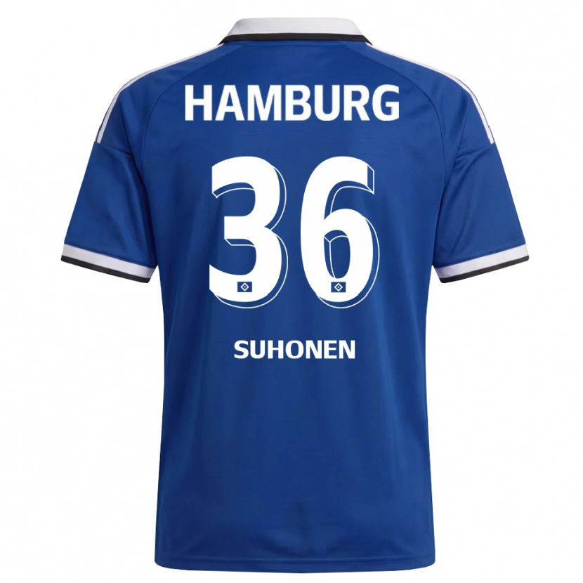 Danxen Heren Anssi Suhonen #36 Wit Blauw Uitshirt Uittenue 2026/27 T-Shirt