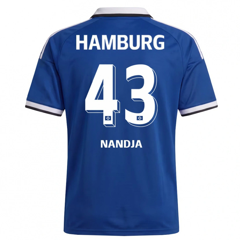 Danxen Heren Shafiq Nandja #43 Wit Blauw Uitshirt Uittenue 2026/27 T-Shirt