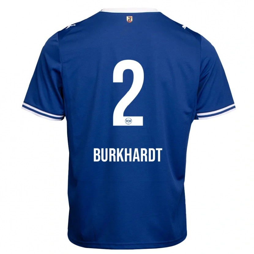 Danxen Heren Hannes Burkhardt #2 Koninklijk Blauw Wit Uitshirt Uittenue 2026/27 T-Shirt