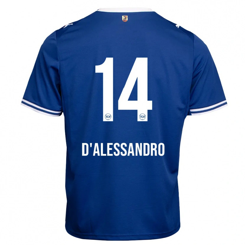 Danxen Heren Aldo D'alessandro #14 Koninklijk Blauw Wit Uitshirt Uittenue 2026/27 T-Shirt