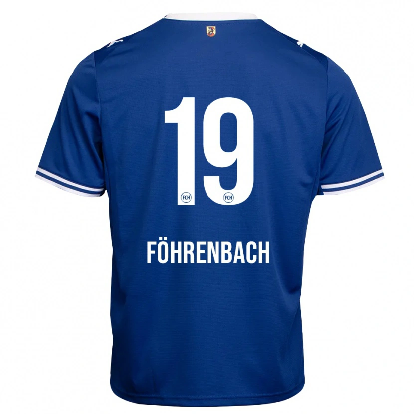 Danxen Heren Jonas Föhrenbach #19 Koninklijk Blauw Wit Uitshirt Uittenue 2026/27 T-Shirt