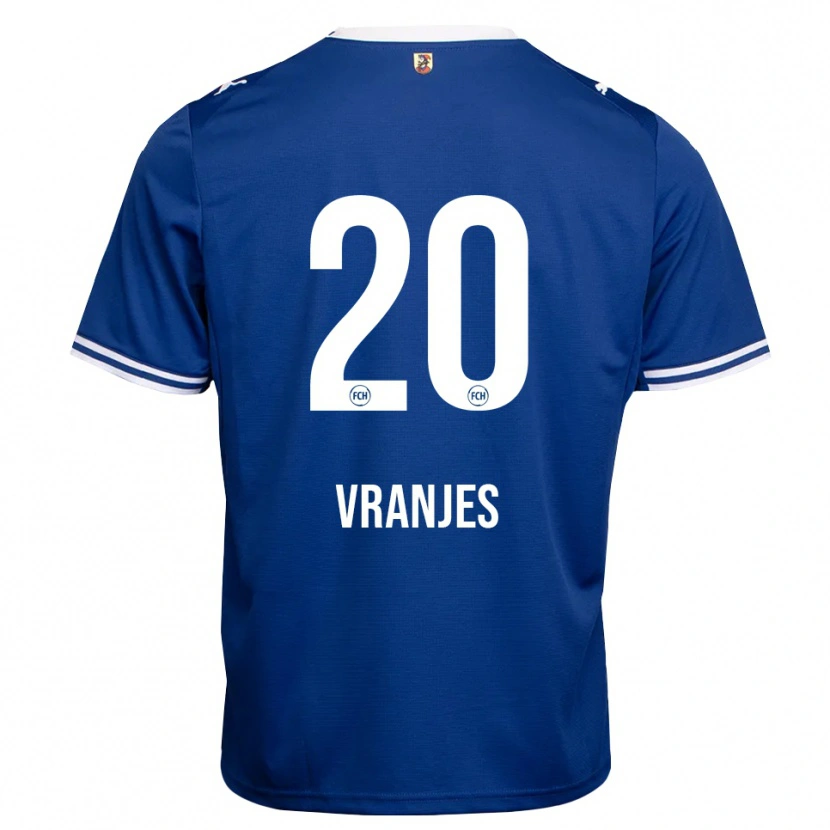 Danxen Heren Rafael Vranjes #20 Koninklijk Blauw Wit Uitshirt Uittenue 2026/27 T-Shirt
