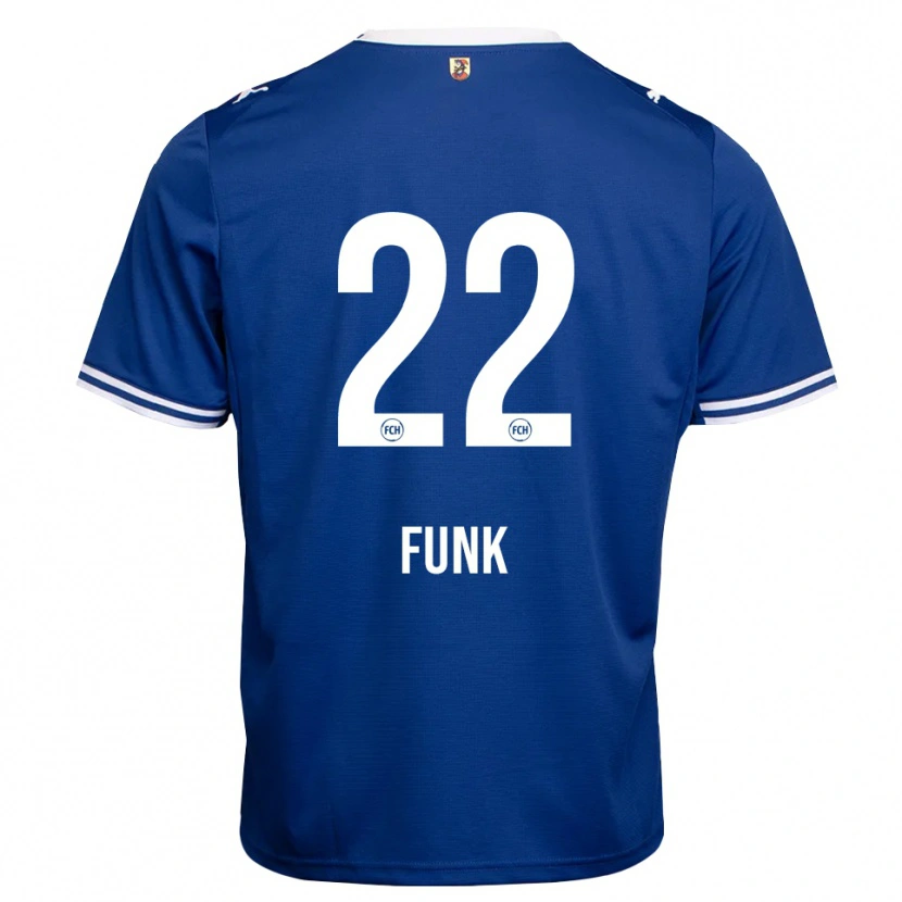 Danxen Heren Sebastian Funk #22 Koninklijk Blauw Wit Uitshirt Uittenue 2026/27 T-Shirt