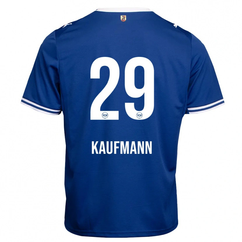 Danxen Heren Mikkel Kaufmann #29 Koninklijk Blauw Wit Uitshirt Uittenue 2026/27 T-Shirt
