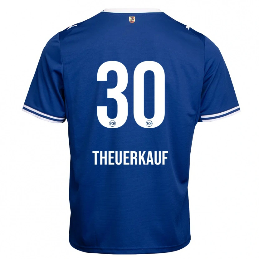 Danxen Heren Norman Theuerkauf #30 Koninklijk Blauw Wit Uitshirt Uittenue 2026/27 T-Shirt