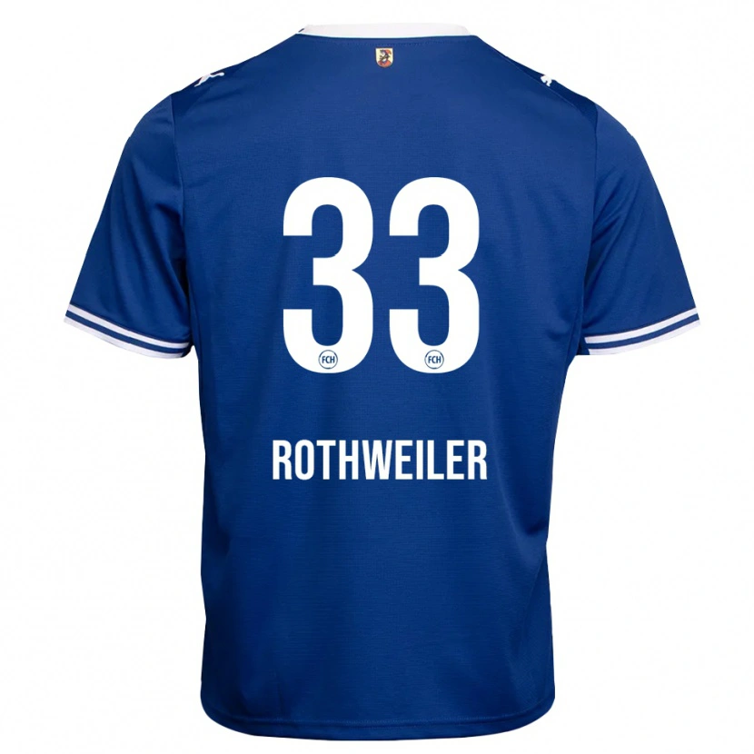Danxen Heren Nick Rothweiler #33 Koninklijk Blauw Wit Uitshirt Uittenue 2026/27 T-Shirt