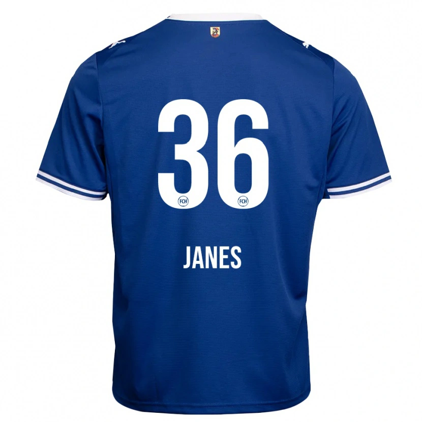 Danxen Heren Luka Janes #36 Koninklijk Blauw Wit Uitshirt Uittenue 2026/27 T-Shirt