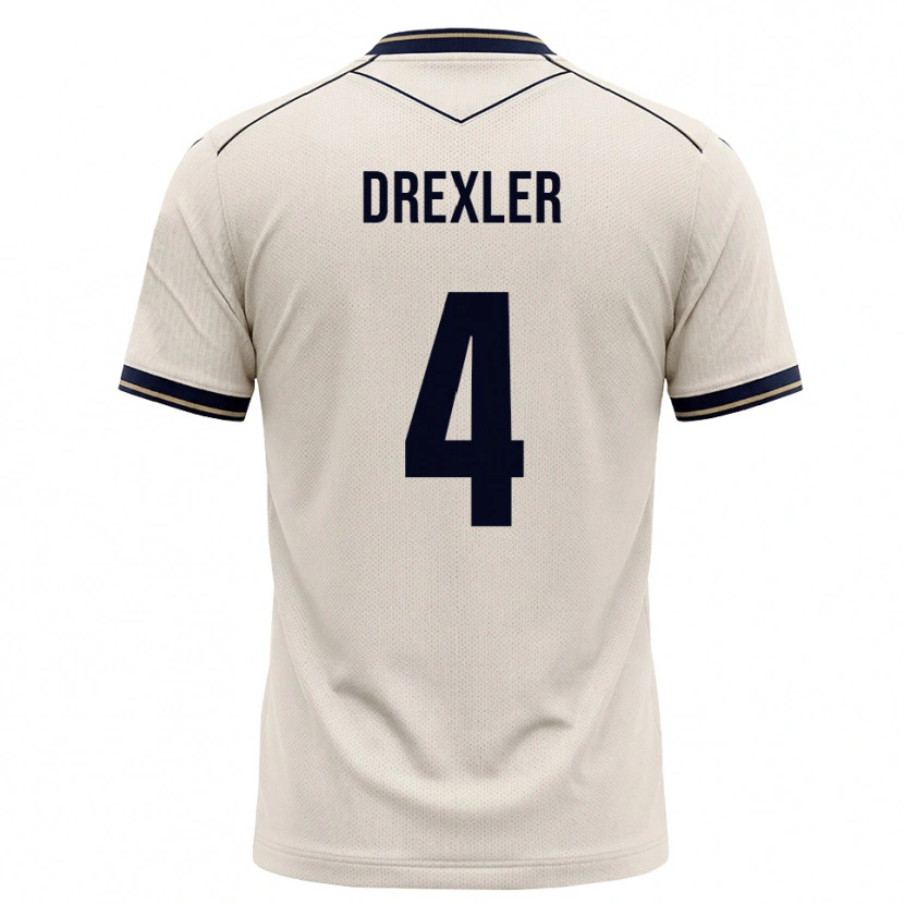 Danxen Heren Tim Drexler #4 Off-White Inktblauw Uitshirt Uittenue 2026/27 T-Shirt