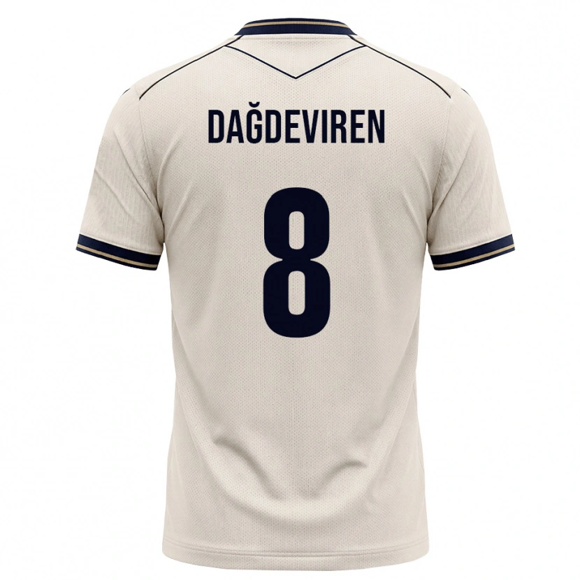 Danxen Heren Diren Dağdeviren #8 Off-White Inktblauw Uitshirt Uittenue 2026/27 T-Shirt