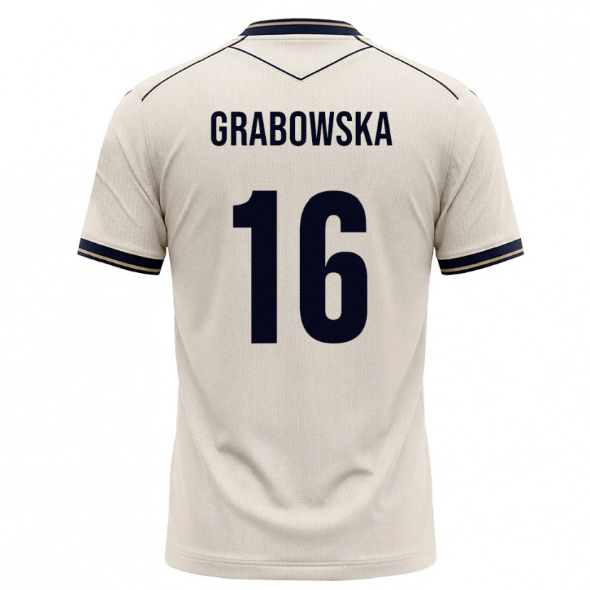 Danxen Heren Dominika Grabowska #16 Off-White Inktblauw Uitshirt Uittenue 2026/27 T-Shirt