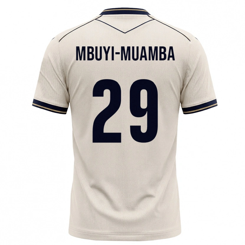Danxen Heren Hubert Mbuyi-Muamba #29 Off-White Inktblauw Uitshirt Uittenue 2026/27 T-Shirt