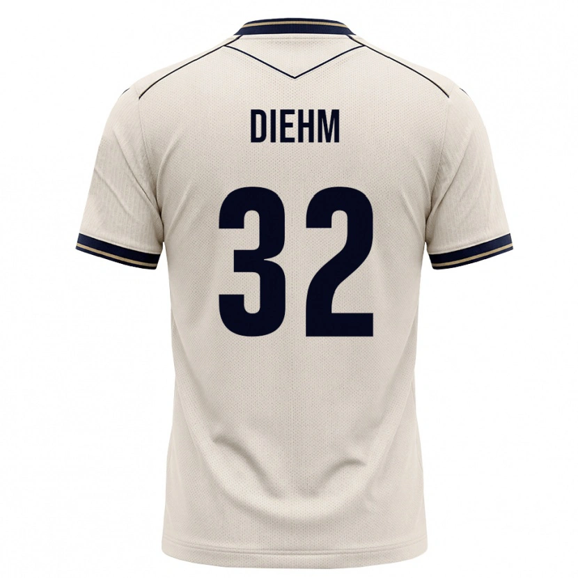 Danxen Heren Vanessa Diehm #32 Off-White Inktblauw Uitshirt Uittenue 2026/27 T-Shirt