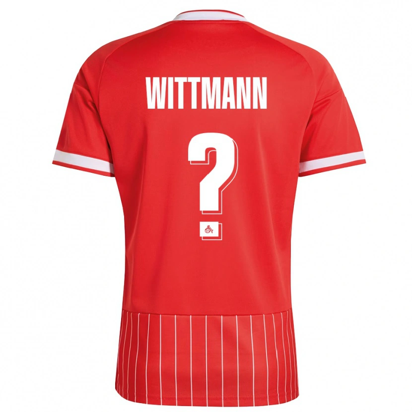 Danxen Heren Eyk Wittmann #0 Rood Wit Groen Uitshirt Uittenue 2026/27 T-Shirt