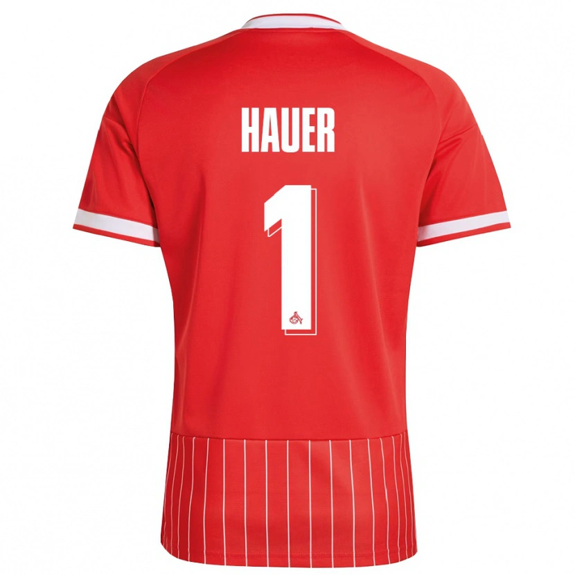 Danxen Heren Luis Hauer #1 Rood Wit Groen Uitshirt Uittenue 2026/27 T-Shirt