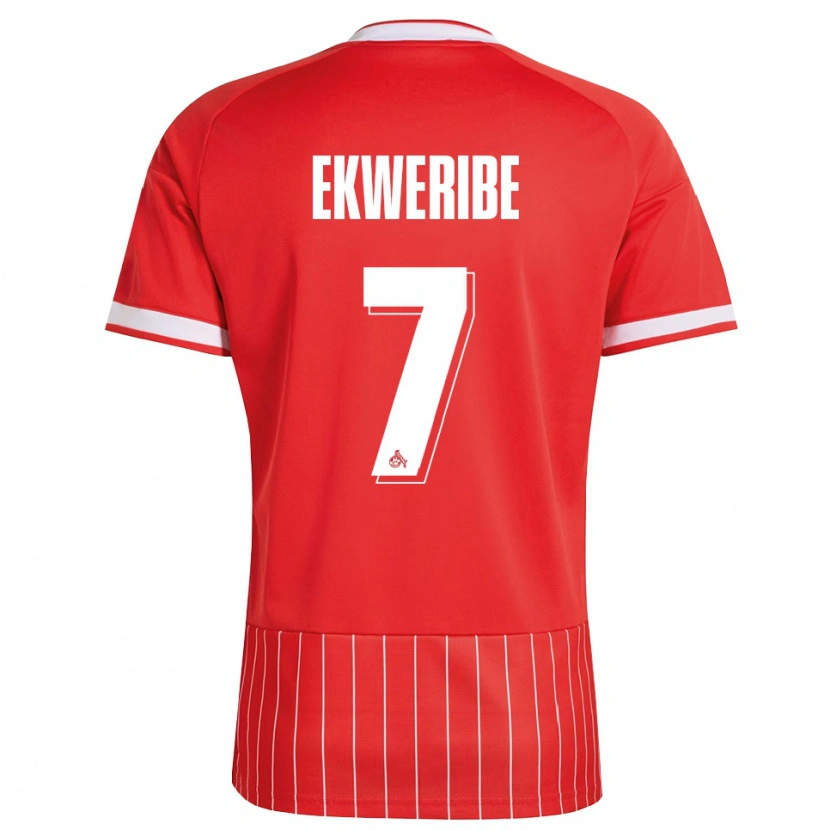 Danxen Heren Kevin Ekweribe #7 Rood Wit Groen Uitshirt Uittenue 2026/27 T-Shirt